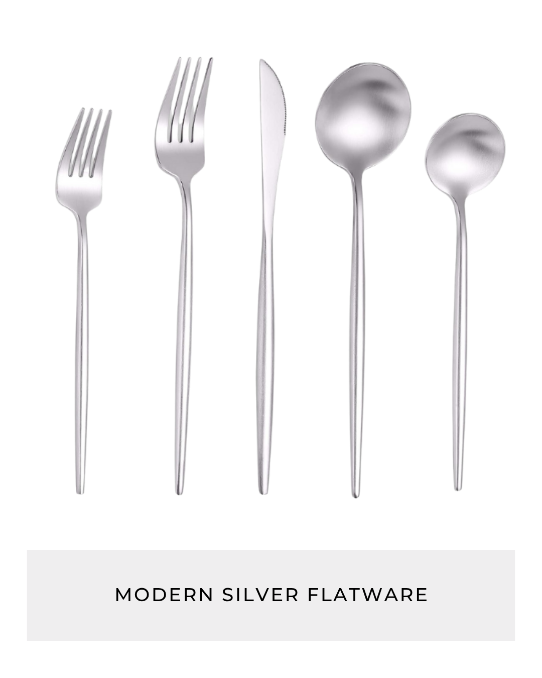 Modern Silver Flatware
