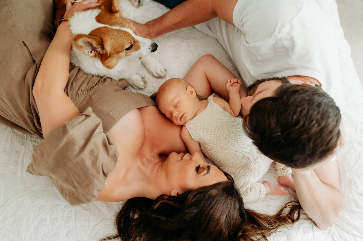 A luxury newborn photography session in Timonium, capturing delicate details and peaceful moments in soft, natural light.