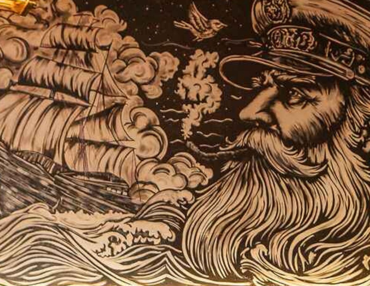 drifters wall mural