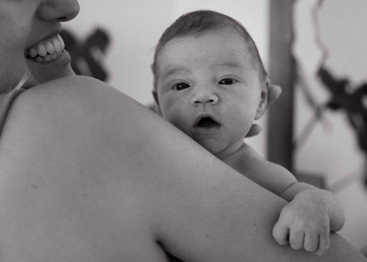 portrait of newborn baby