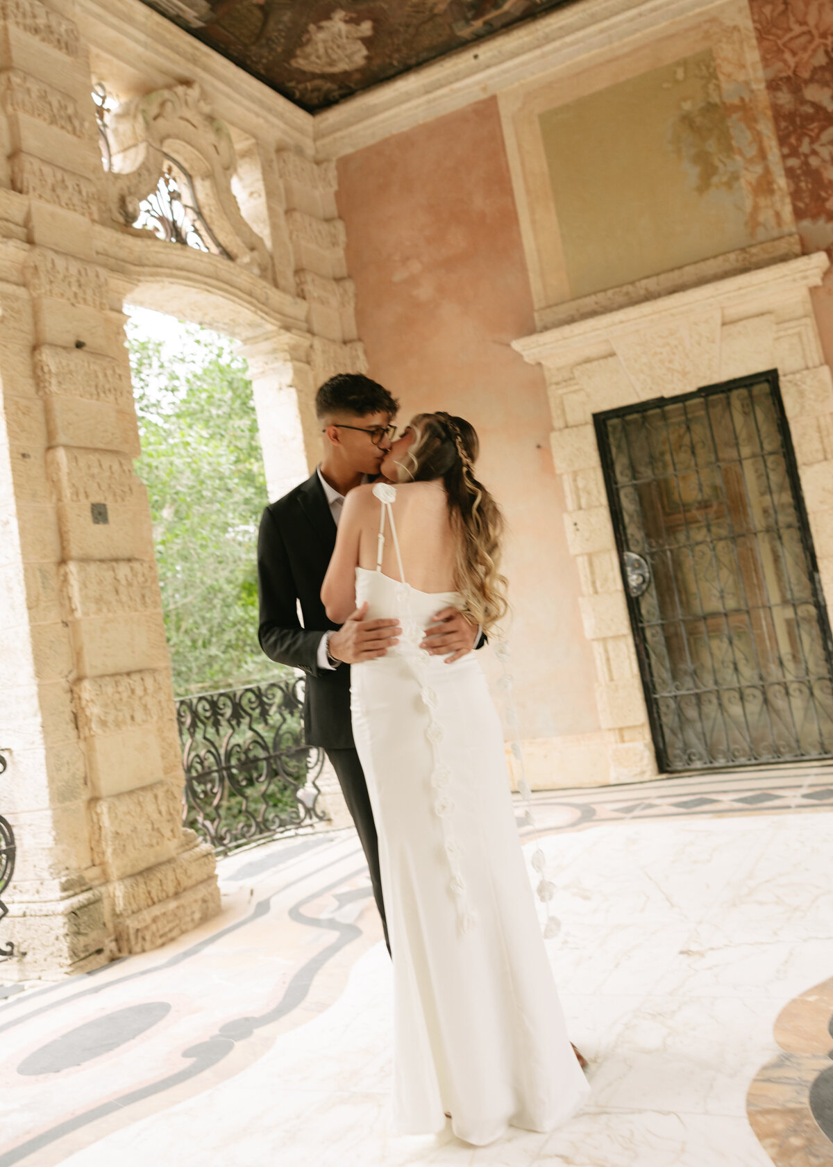 Hannah and Kevin_Romantic Engagement session_Vizacaya Muesum- Valetography-69