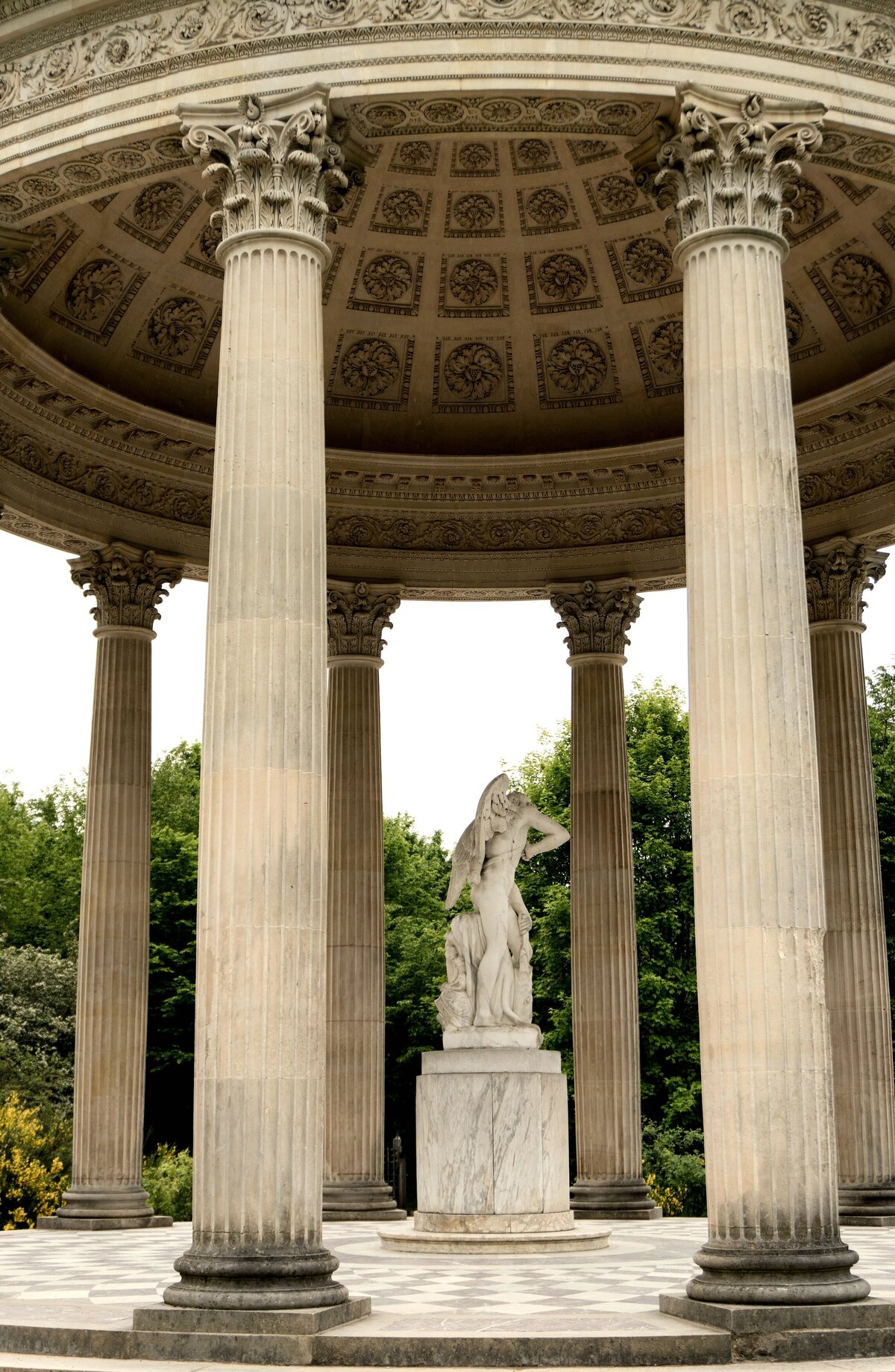 french castle garden cupola