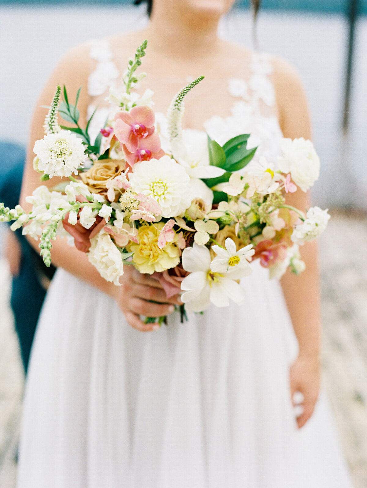summer bridal bouquet, studio fleurette, stillwater mn wedding florist
