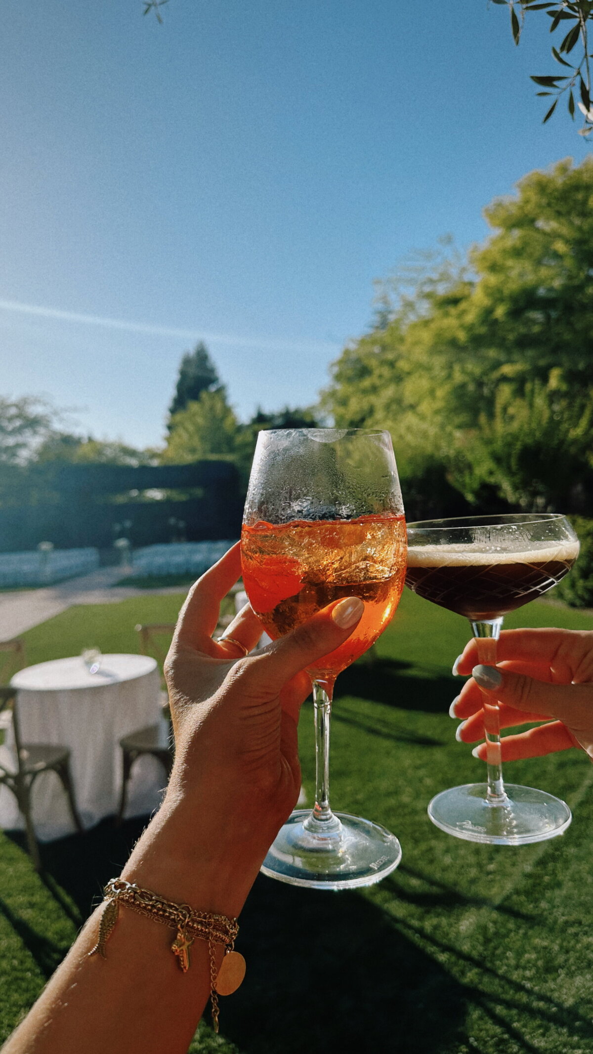 APEROL SPRITZ + ESPRESSO MARTINI