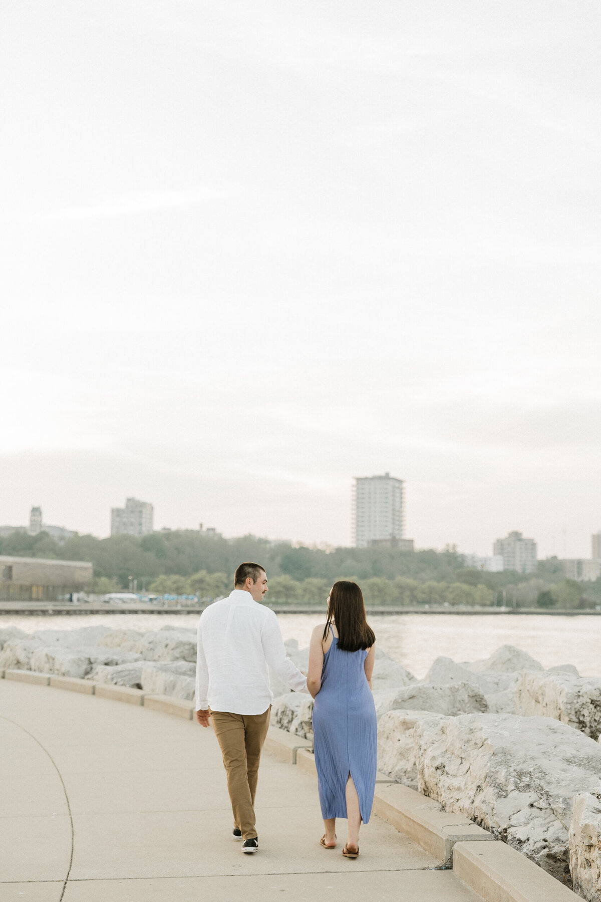 beautiful natural playful engagement photography