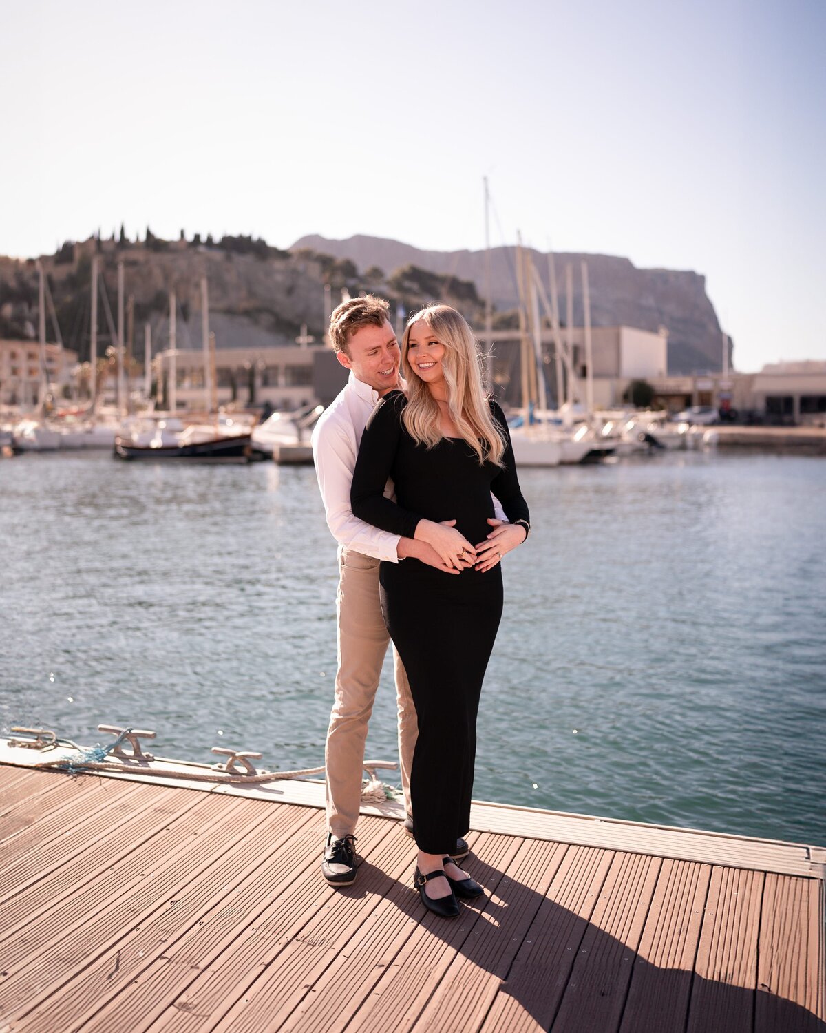 cassis, pregnancy, photo, shoot, provence, couple