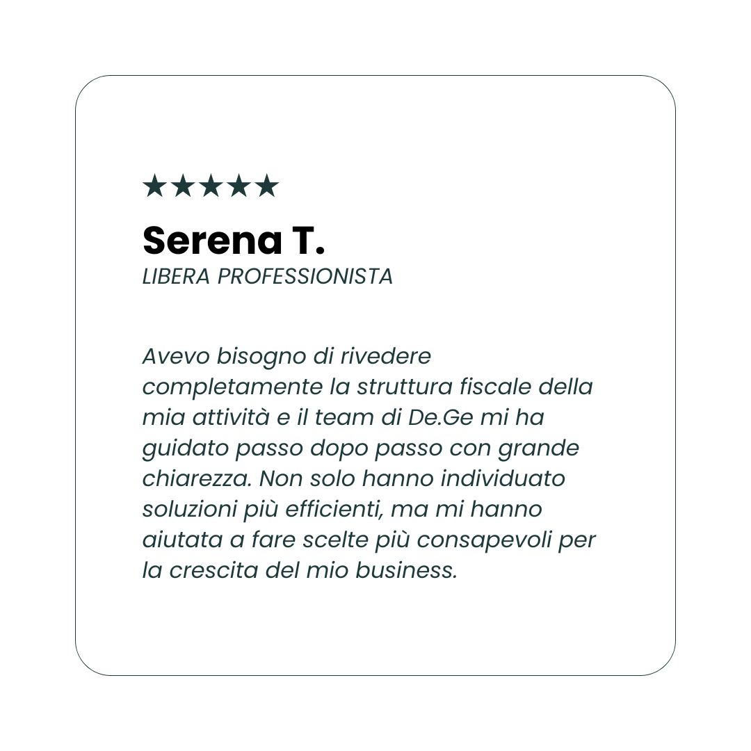 DeGe Commercialisti Recensione Serena