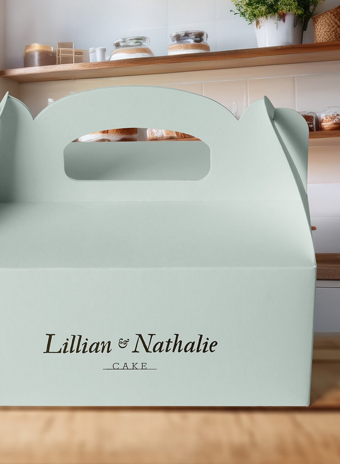 cake box mockup