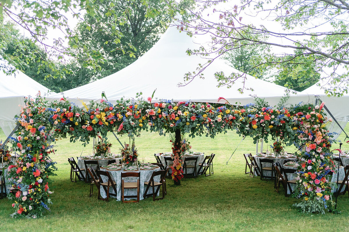 Garden inspired tented wedding in Lebanon, TN