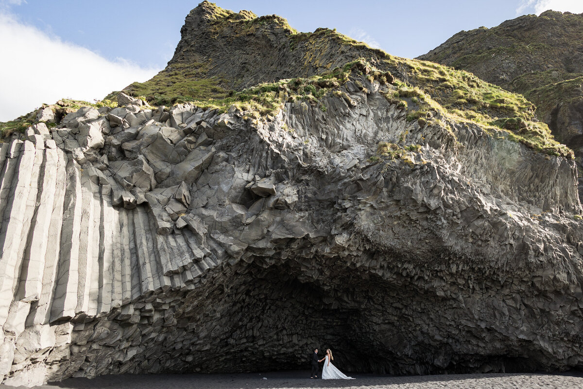 Iceland Elopement Photographer Black Sand Beach
