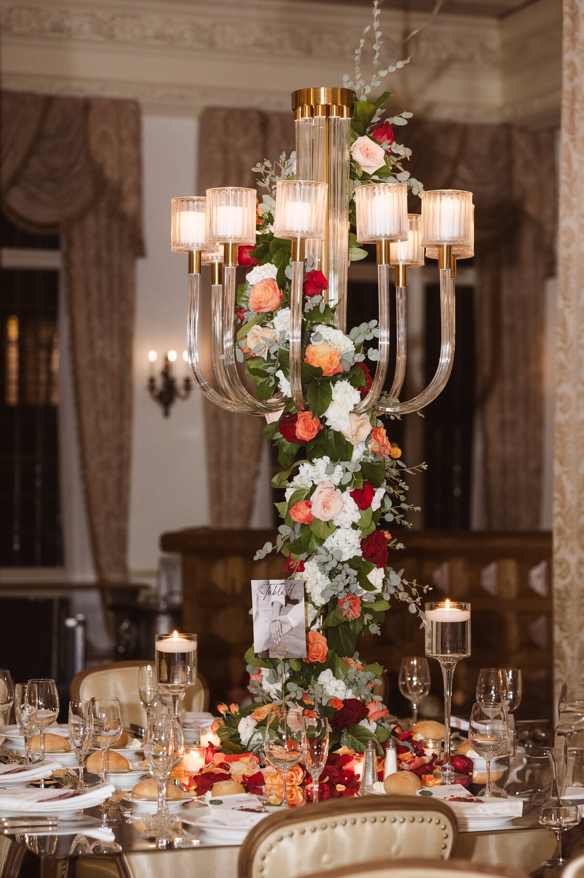 reception ballroom wedding photos at the enchanting north jersey wedding venue pleasantdale chateau 