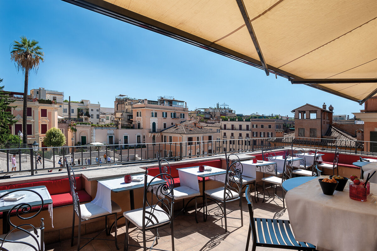 Waterstone - Il Palazzetto - Rome - Italy - Luxury Boutique Hotel - Il Palazzetto Rooftop 2 - credit Genivs Loci