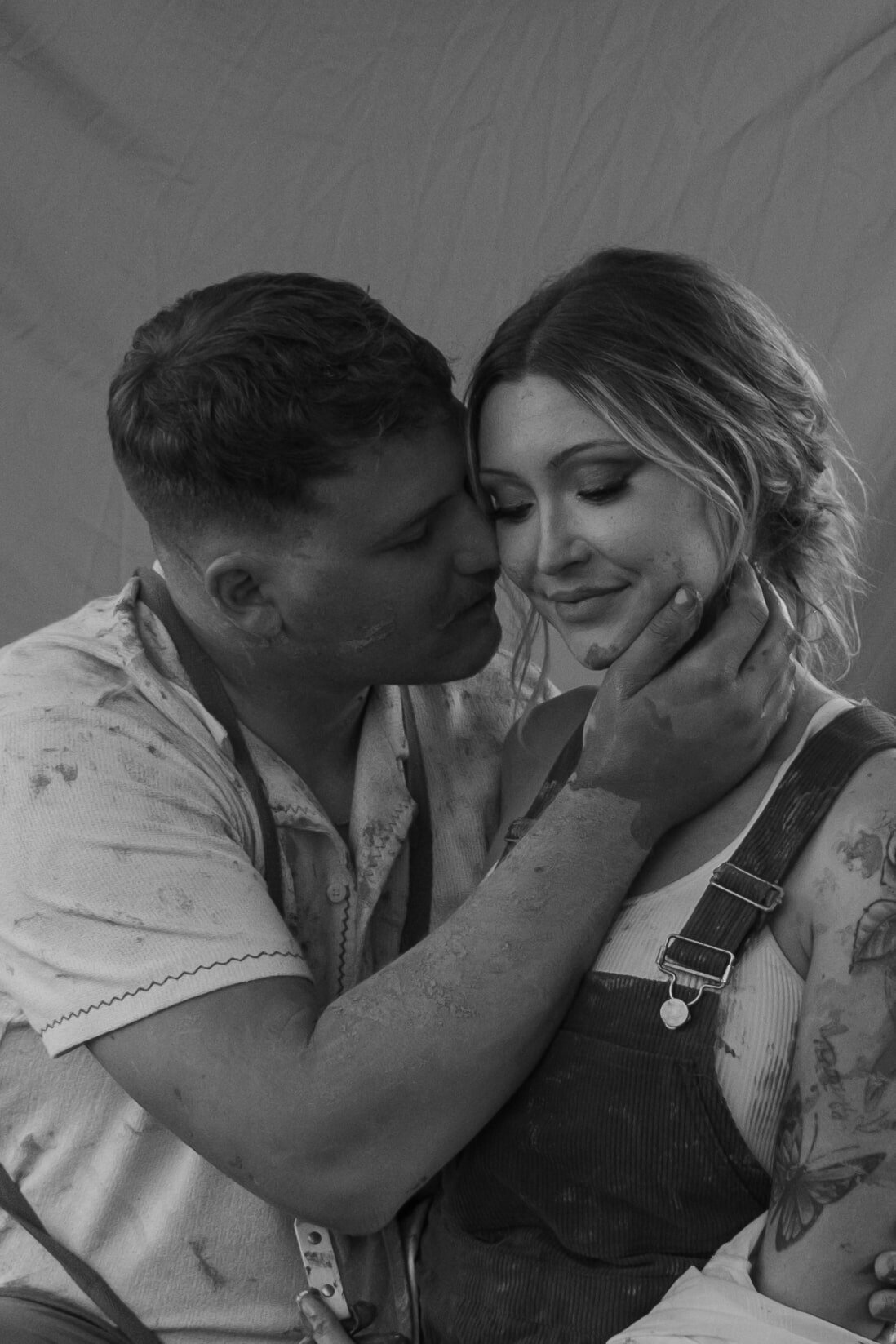 Pottery, clay engagement photo