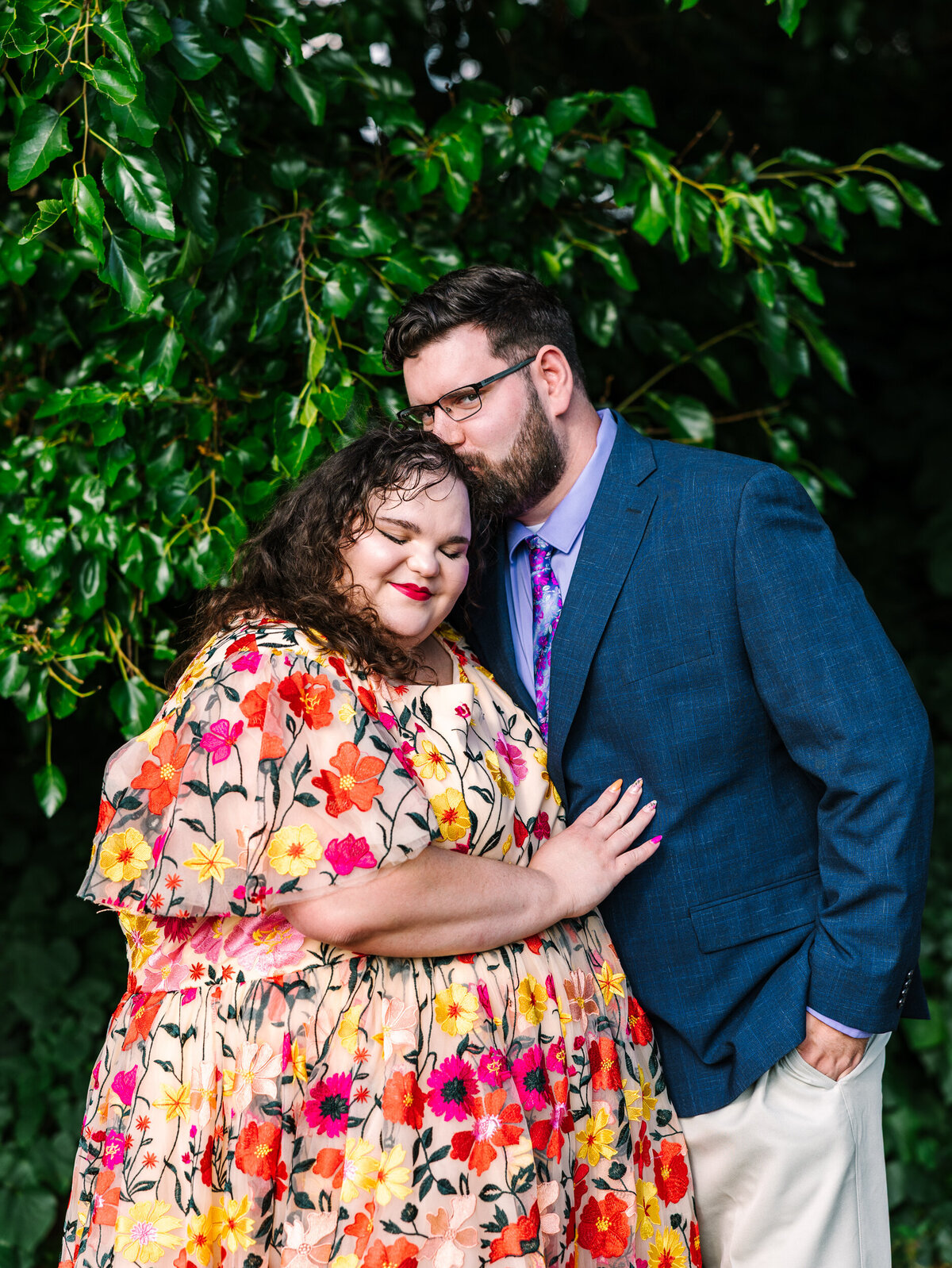 Headshots-Pittsburgh-Colorful-Dress-Couples-Photo-Portrait-Plus-Size-Photography-Maya-Lovro-20