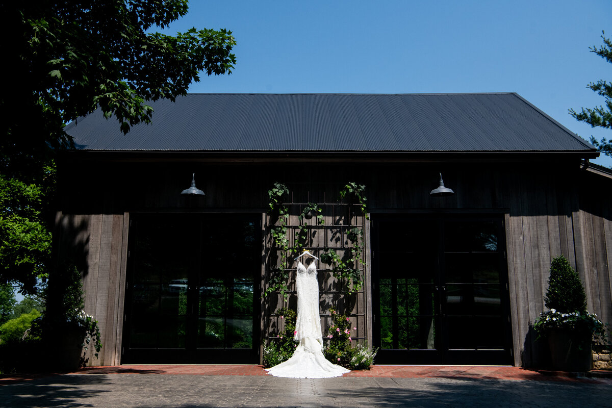 wedding dress photography the farm at eagles ridge