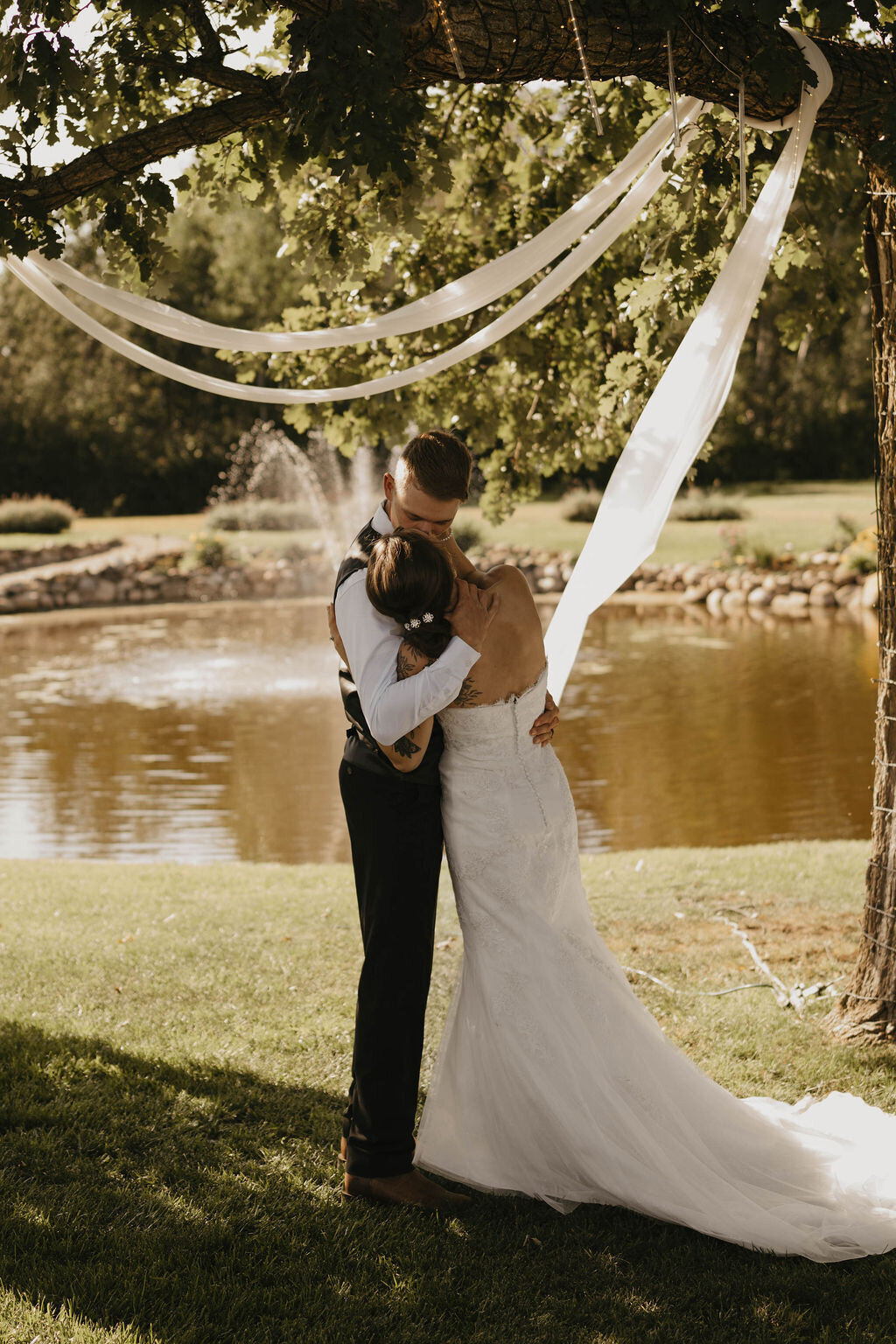 Pleasant Pastures Events budget friendly outdoor wedding venue Central MN engaged couples