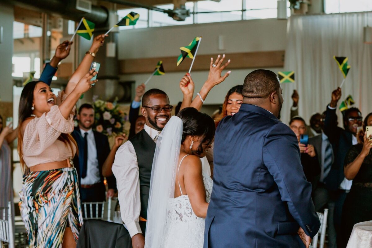 24 - Tampa River Center Wedding Reception Introduction - Tampa Bay Wedding Planner
