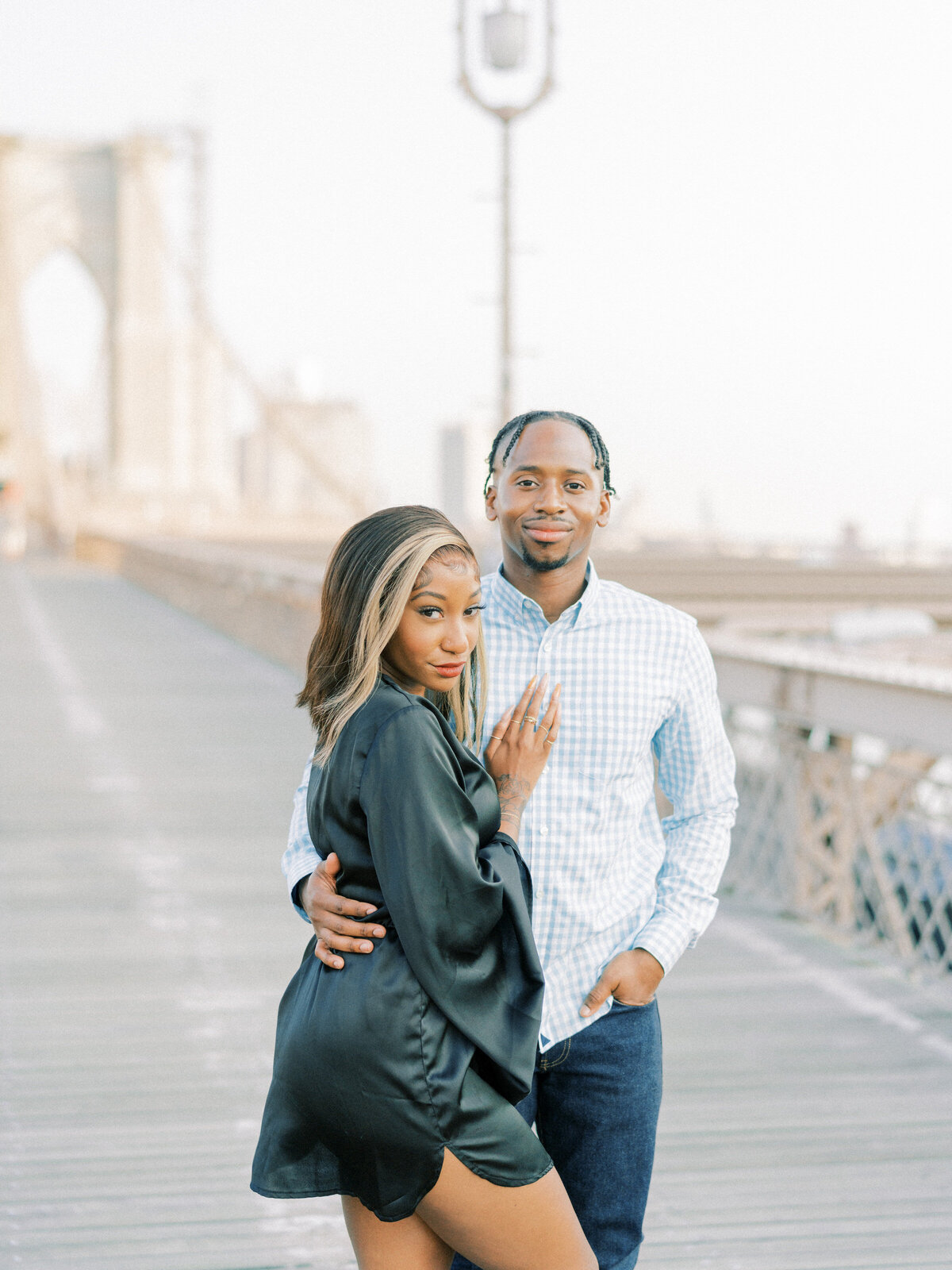 Brooklyn Bridge and DUMBO Sunrise, Engagement Session | Amarachi Ikeji Photography 06