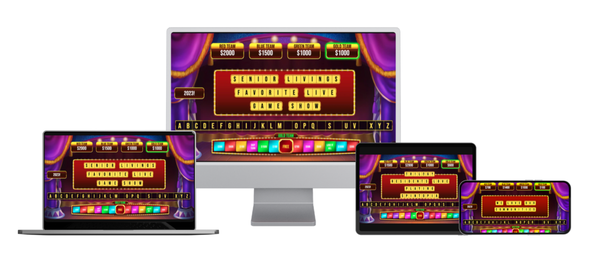 Spintopia - A fully hosted, interactive game for seniors