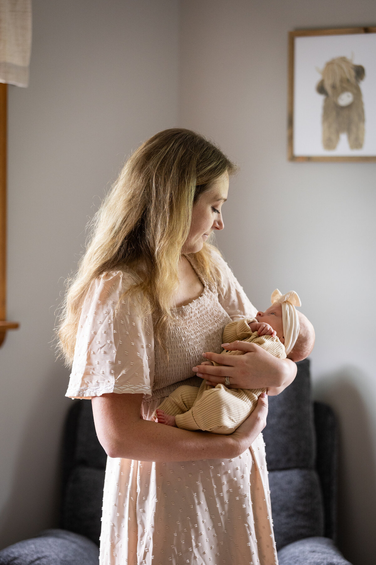 newborn session, alyssa michel photography, love, baby boy, baby girl, rustic, cow print, country, ct photogtspher