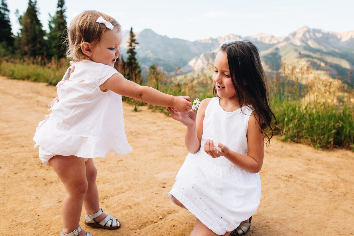 Summer family session at Telluride Trail.