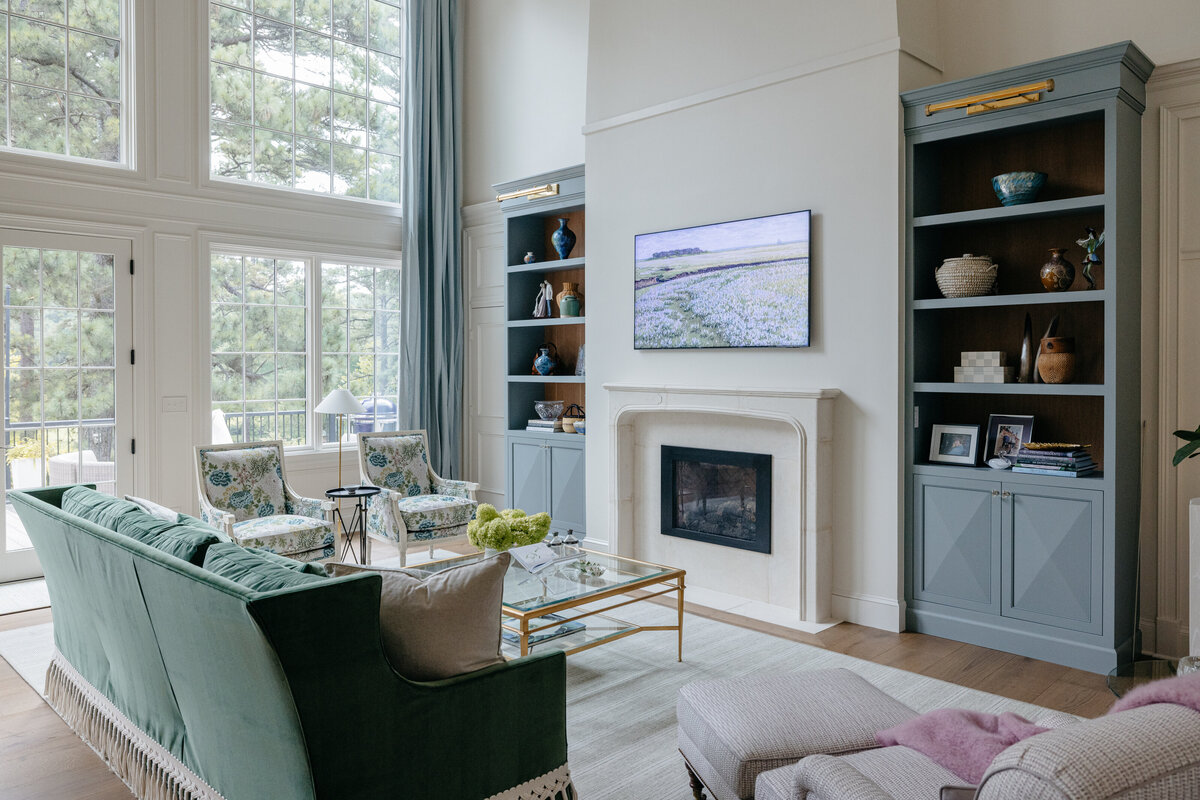 On Delancey Place Living Room Fireplace 1