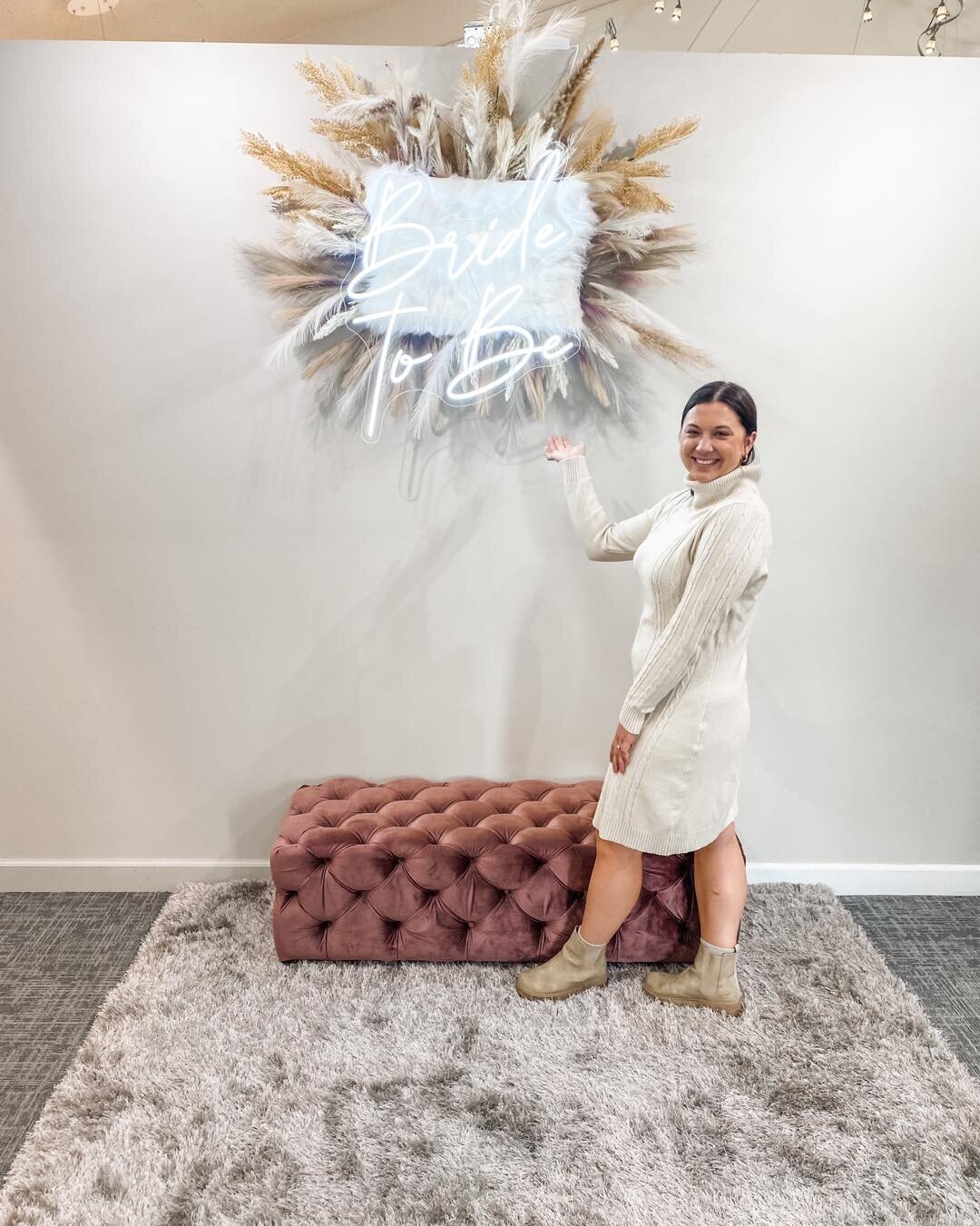 Bride at Julie's Bridal in Monroe Wi