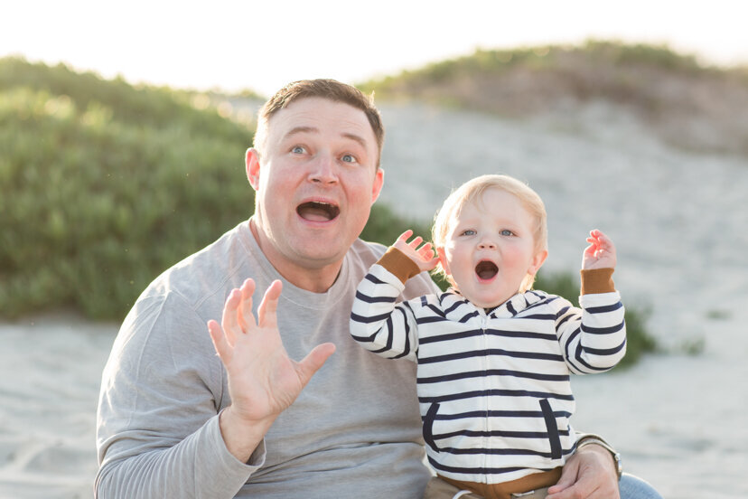 father-and-son-laughing-Coronado-San-Diego