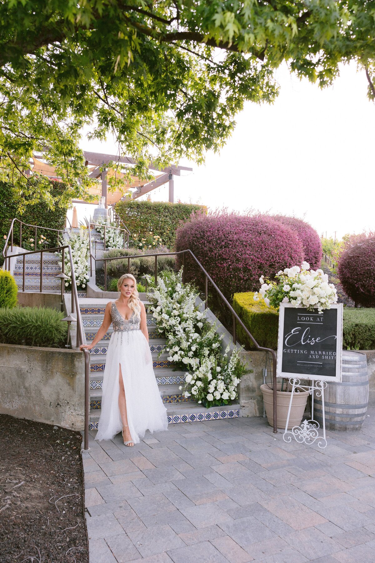 welcome, staircase, chalk board