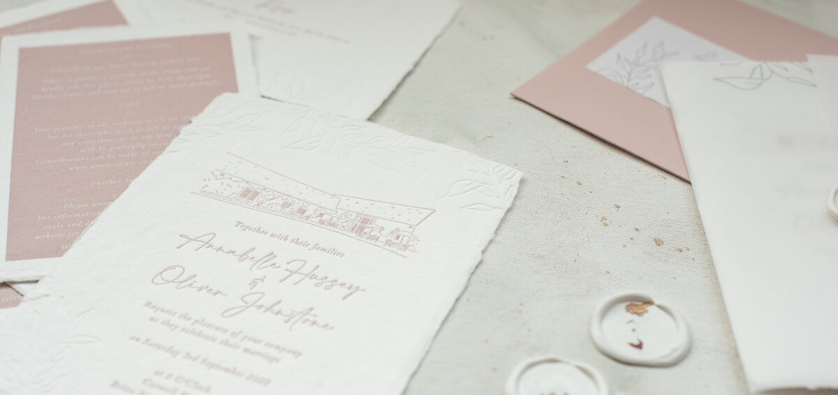 white-olive-design-studio-bespoke-wedding-invitation-blush-letterpress-handmade-paper-torn-edge-confetti-wax-seal-7