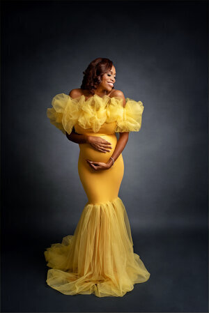 Yellow maternity Dress in NC
