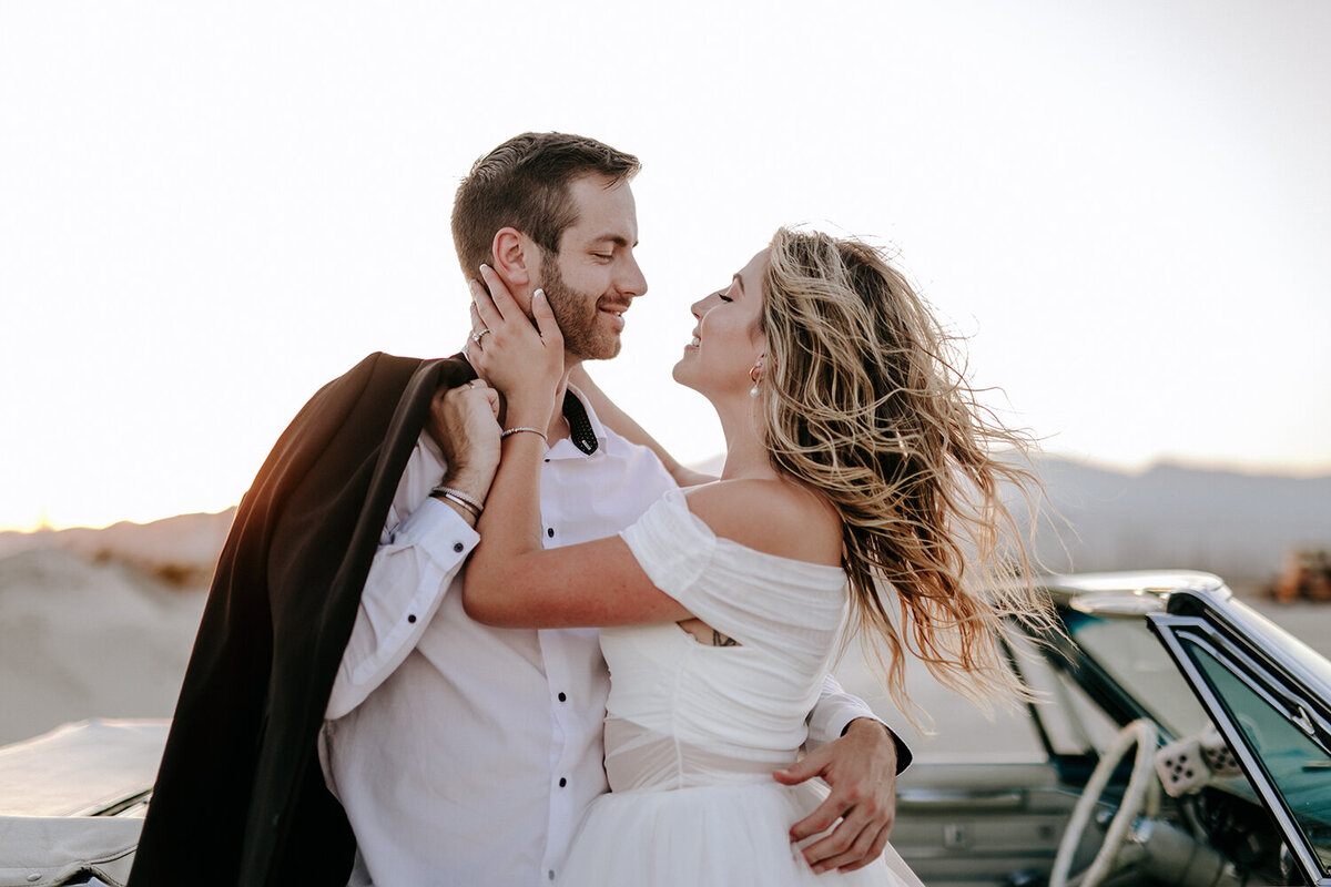 engagement session in palm springs windmill