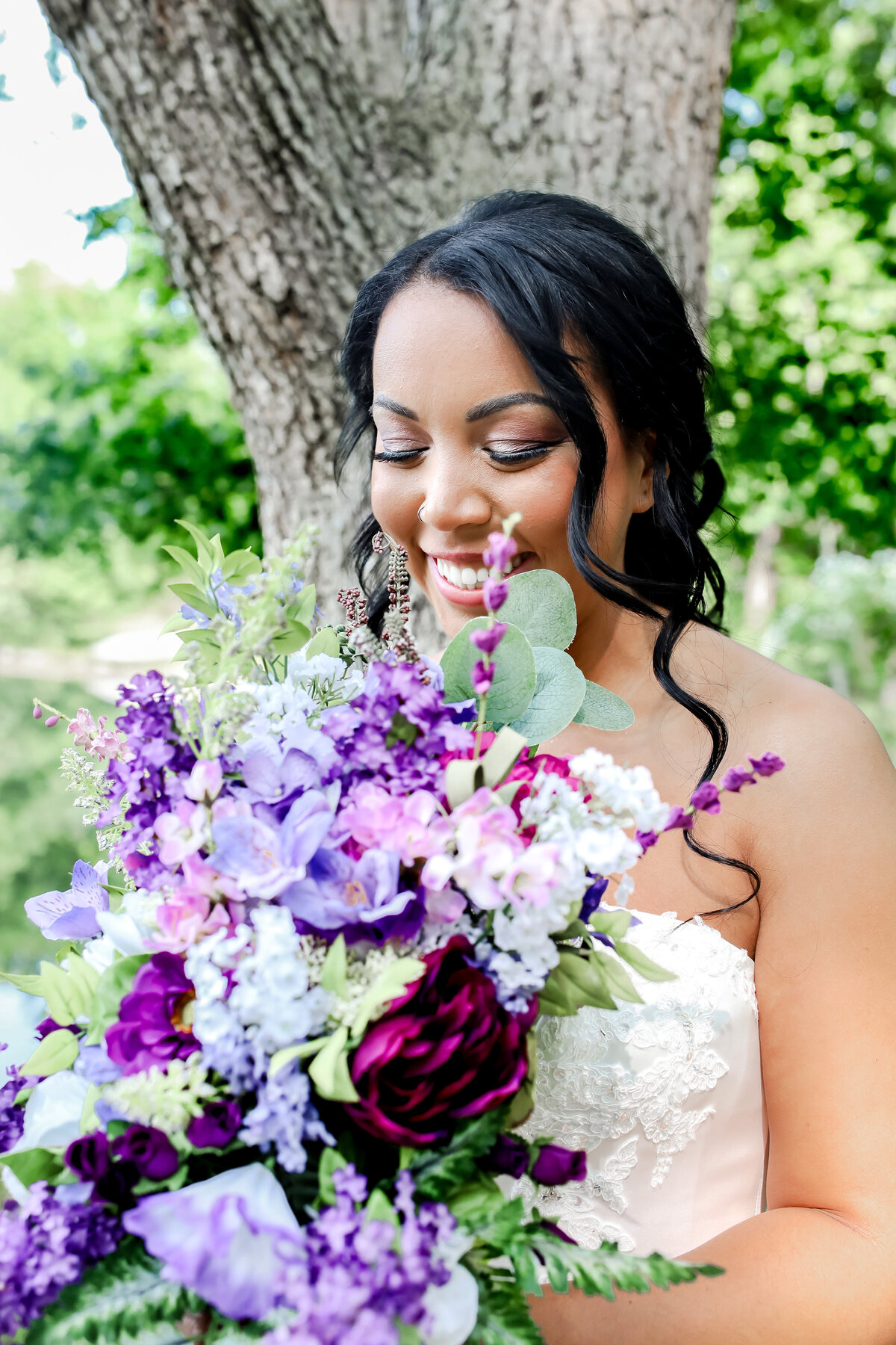 Toledo outdoor tent wedding venue bride