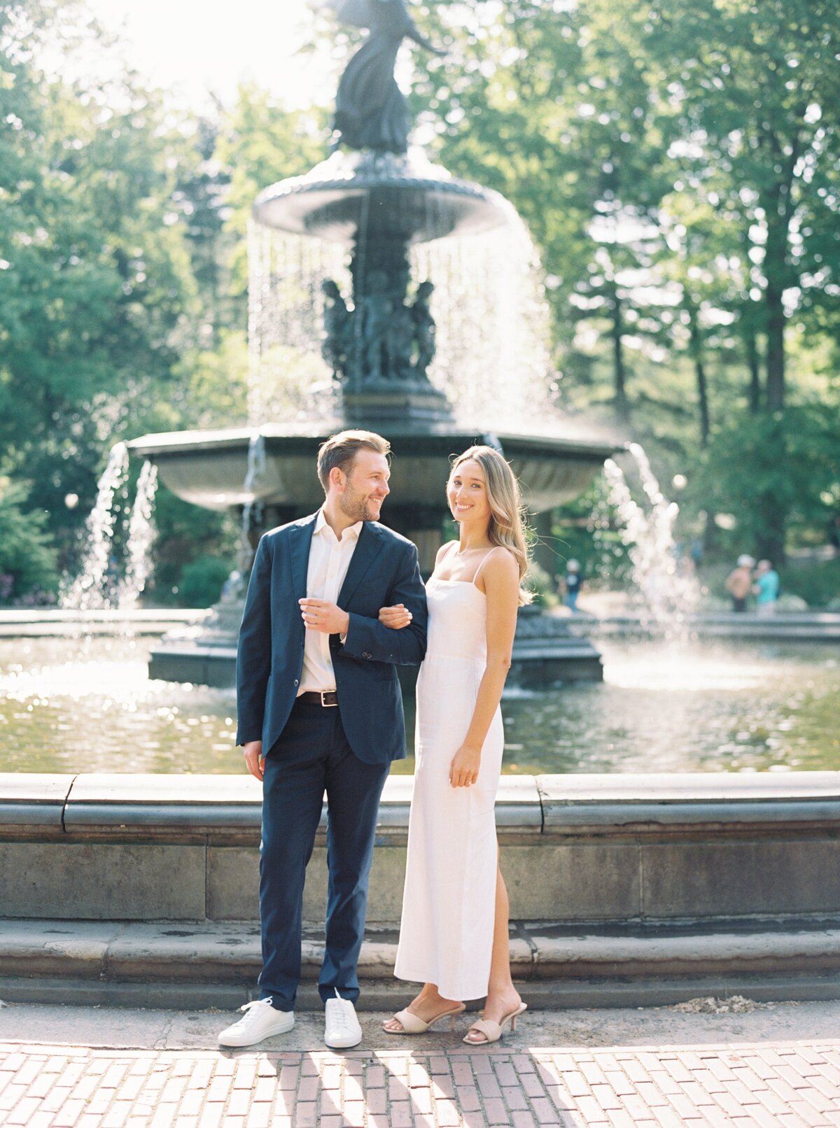 Fine art engagement session in NYC