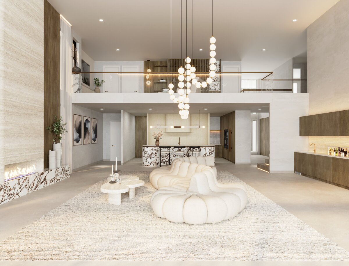 Craddock Kitchen and Lounge Render