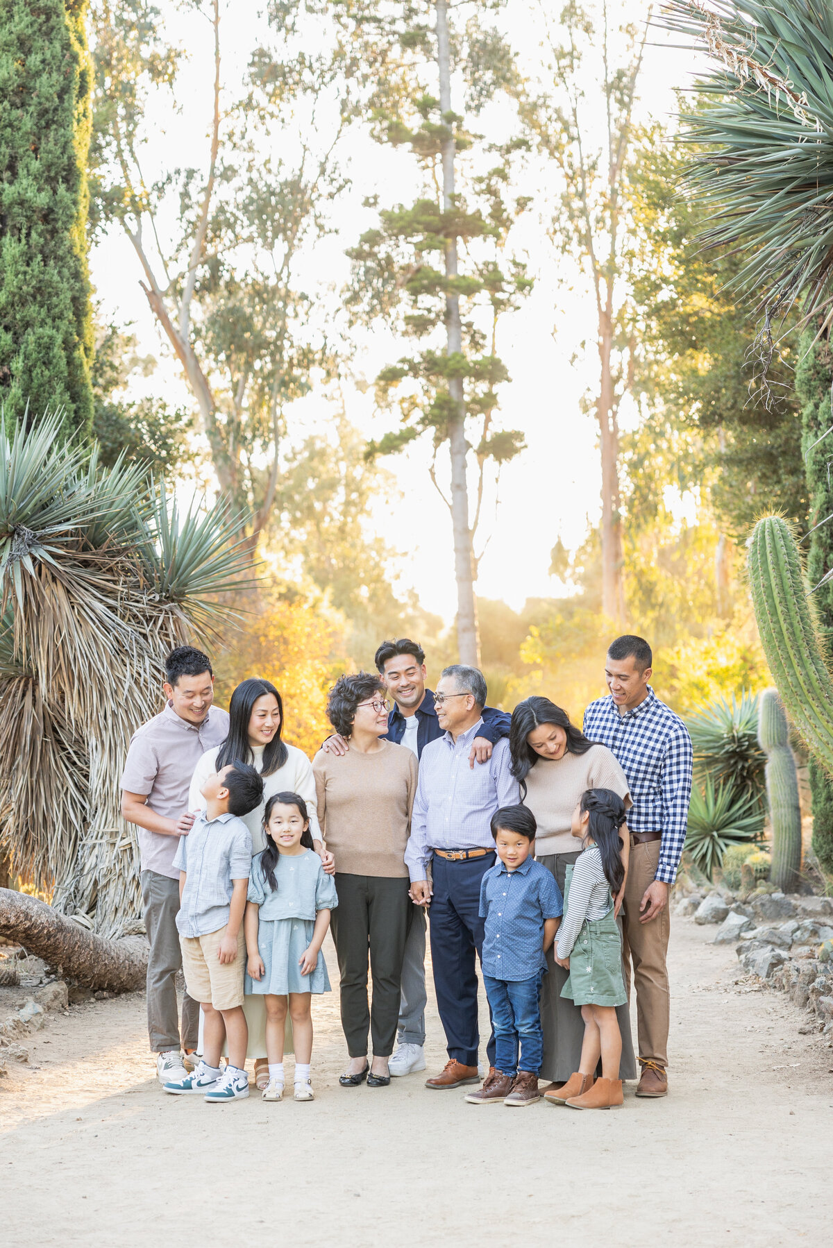 Arizona Cactus Garden Family Session Palo Alto, CA