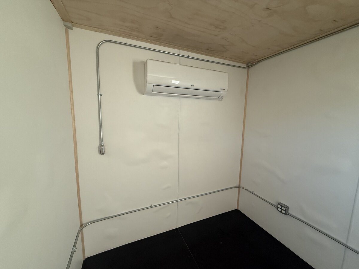 HVAC in Shipping Container Office Build by GSC