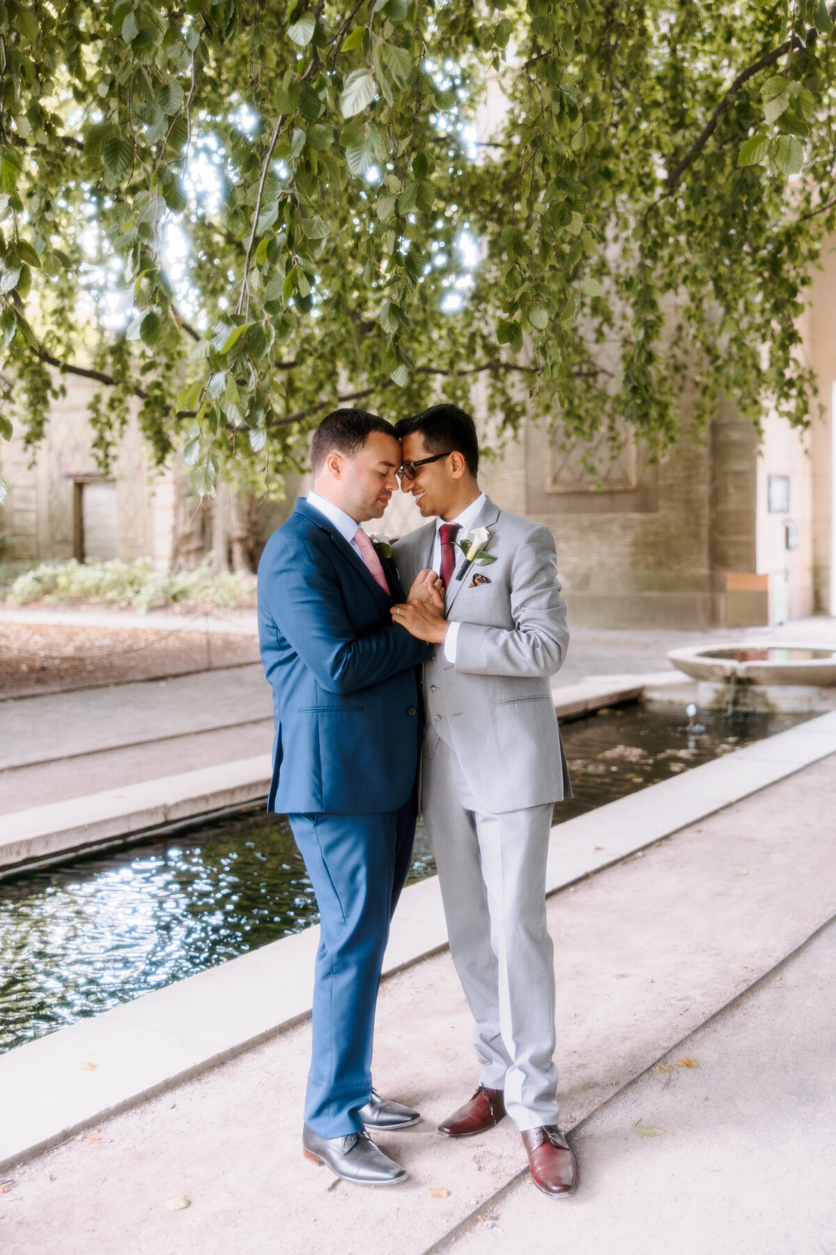 Mehul & Stefan - Rezdora NYC Untermyer Gardens - Intimate Wedding Previews 071