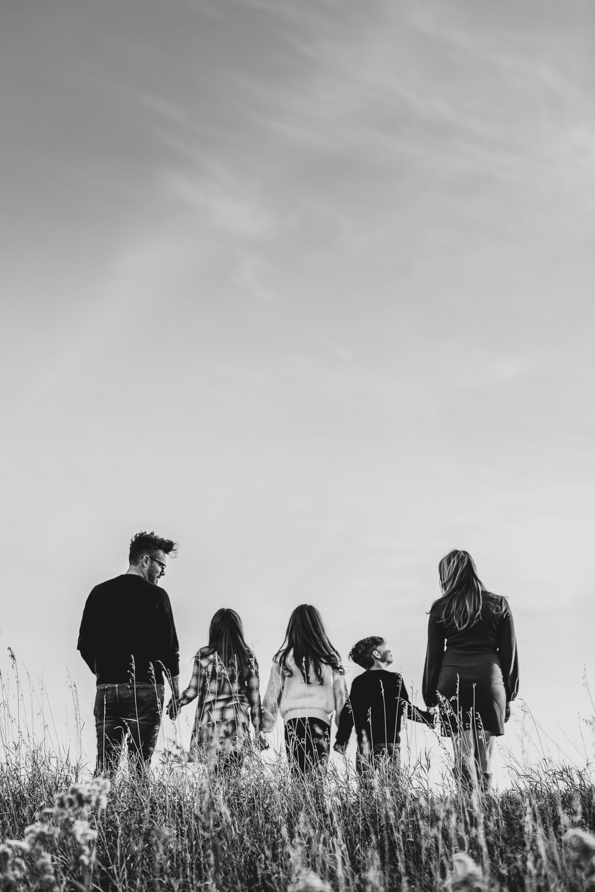 artistic family photos in chicagoland