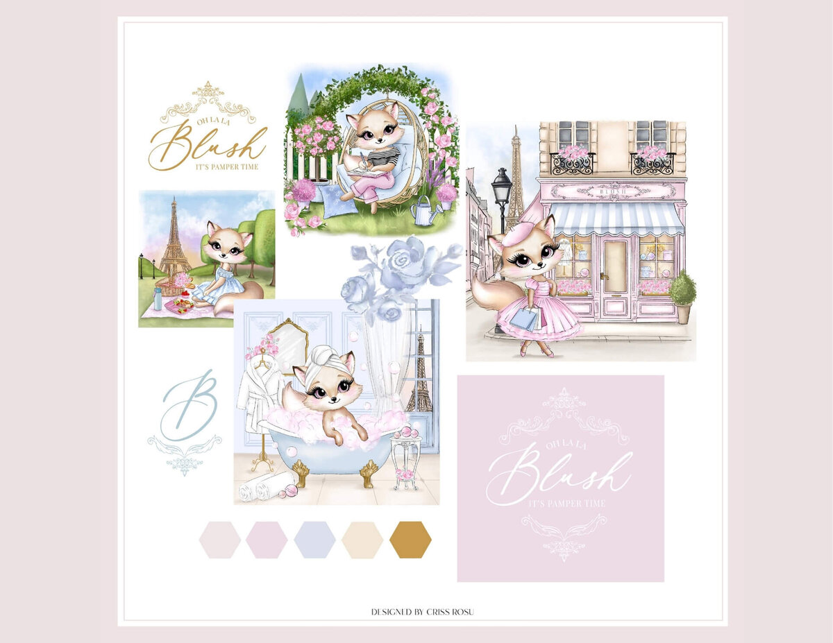 brand design blush kids company15
