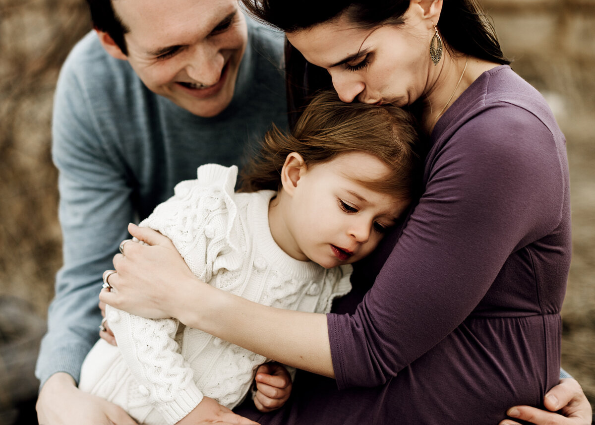 Windy family photoshoot in Boulder Colorado