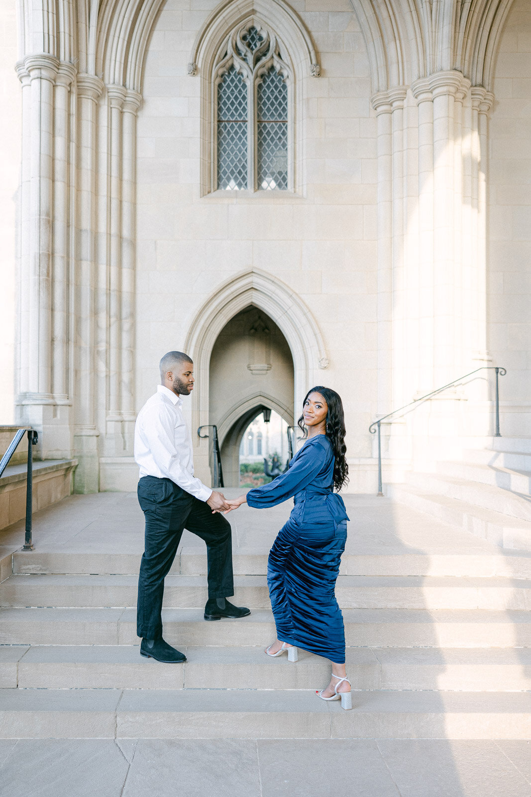 Engagement Session at the National Cathedral by Get Ready Photo-35