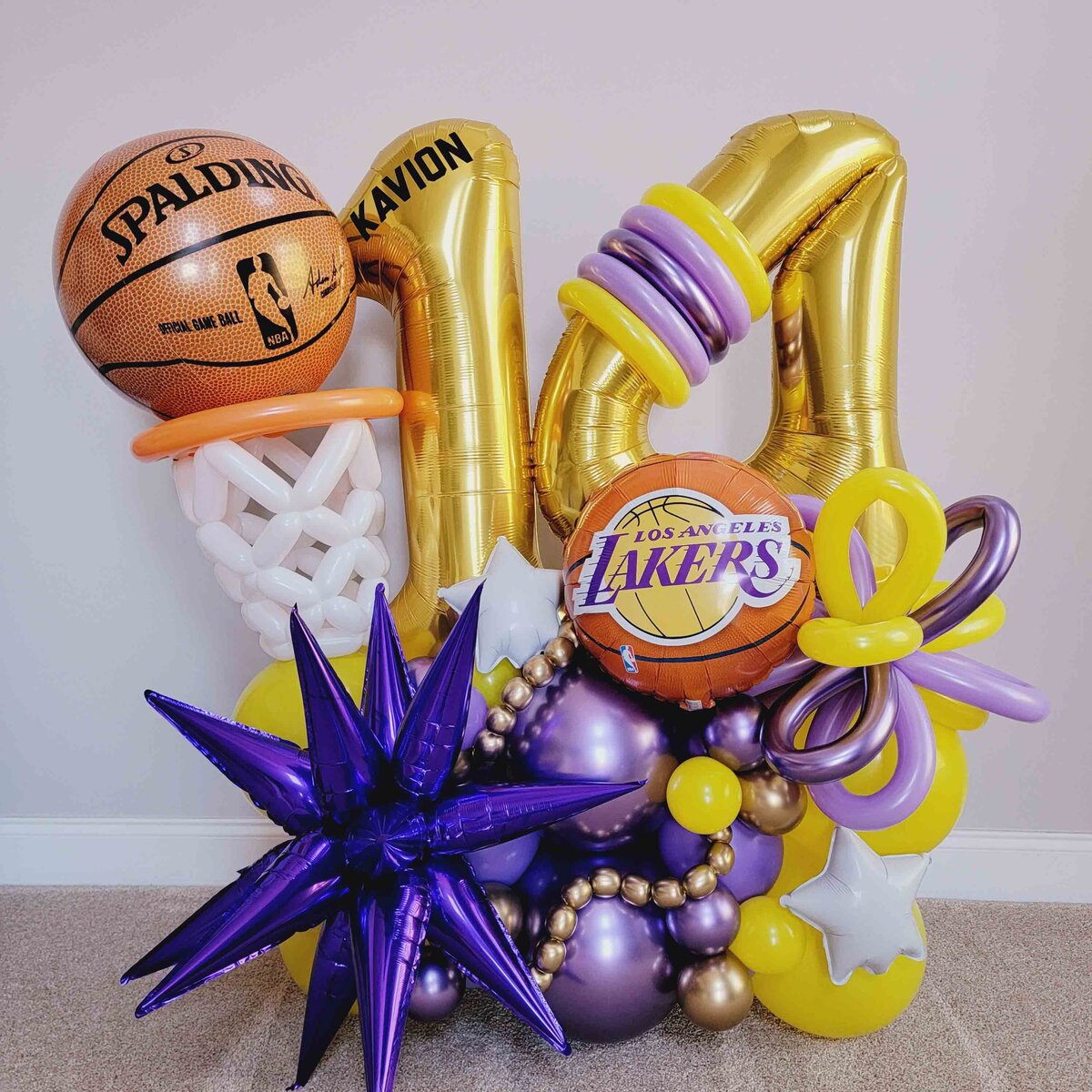 the perfect basketball-themed gift with Air with Flair Decor's Premium Balloon Bouquets. Our expertly crafted bouquets bring the excitement of the game to life, creating a unique and memorable present.