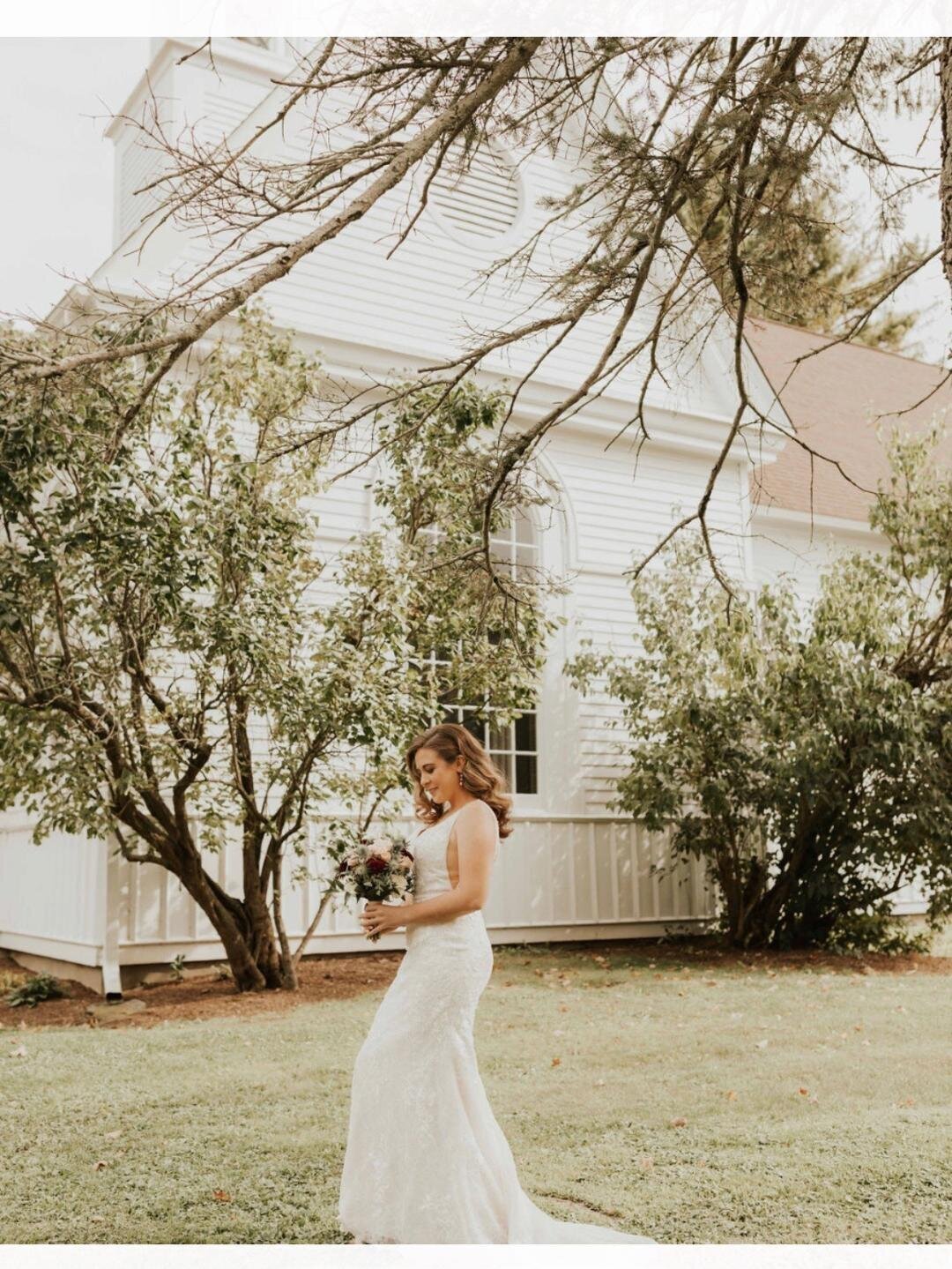 photo of the bride