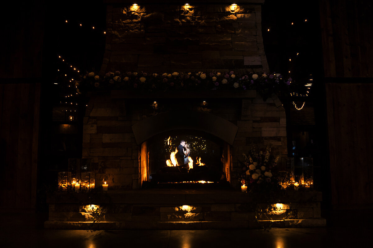 Fire night Spruce Mountain Ranch