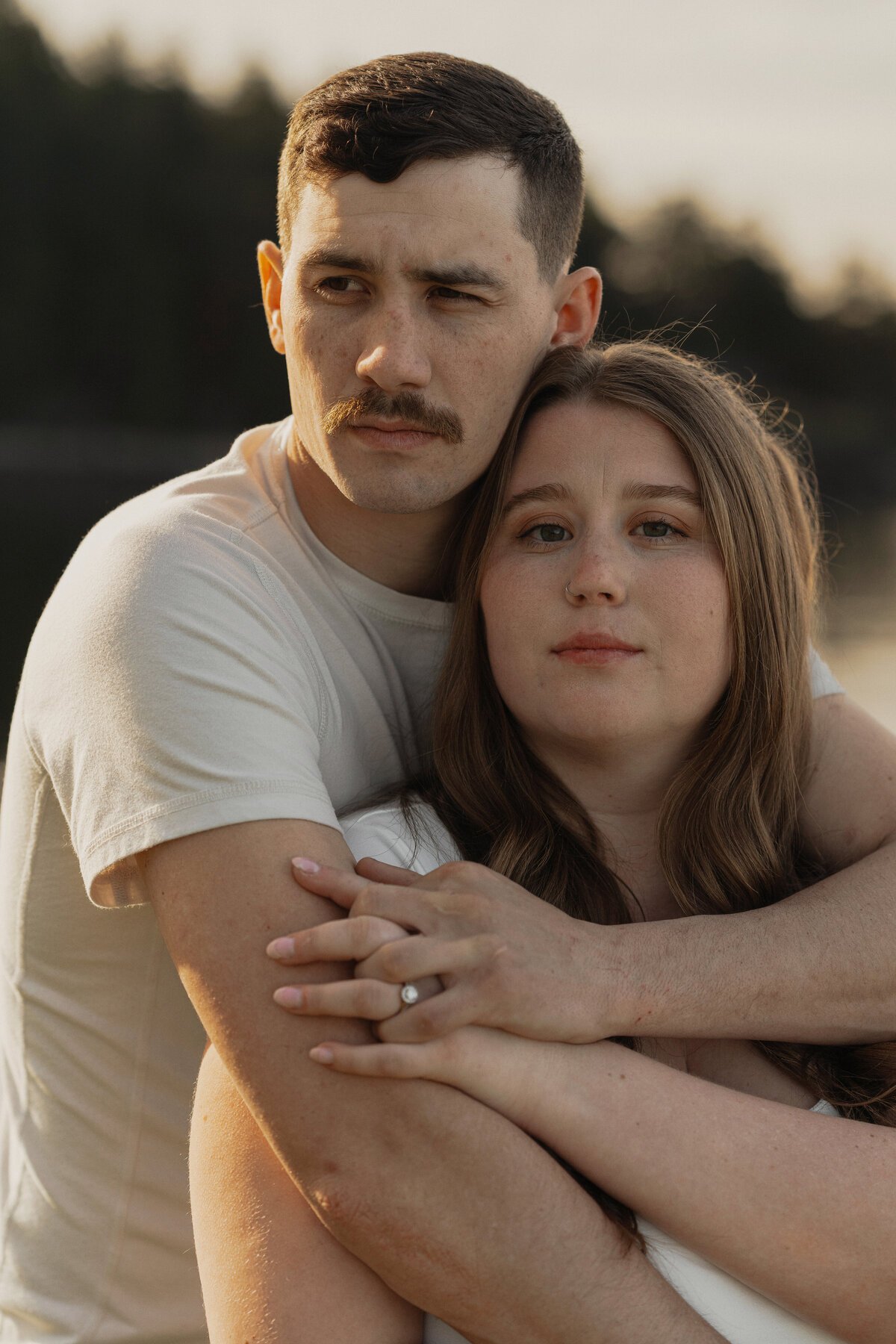 Engagement session in Nanoose Bay by latitude 49 photography