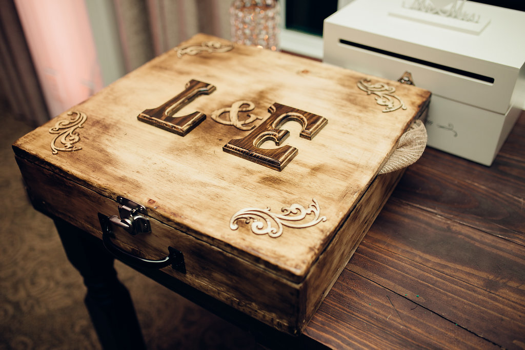 Wedding Photograph Of Wooden Box Los Angeles