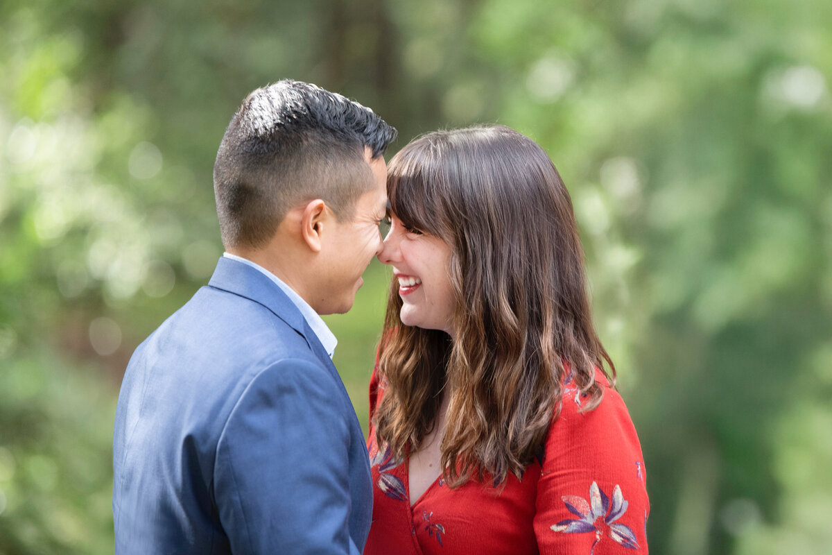 Kosuke & Chelsea  Engagement Portraits_ California Redwoods _06
