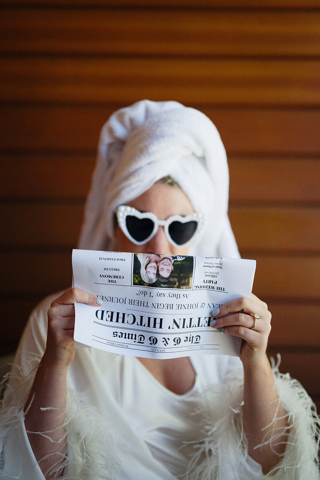 bride-heart-shaped-sunglasses-custom-newspaper-HBICWeddings