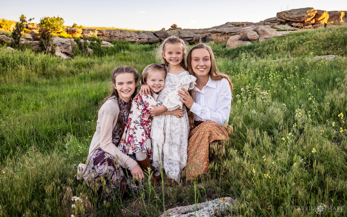 Cute Sisters Photo Denver Family Photography